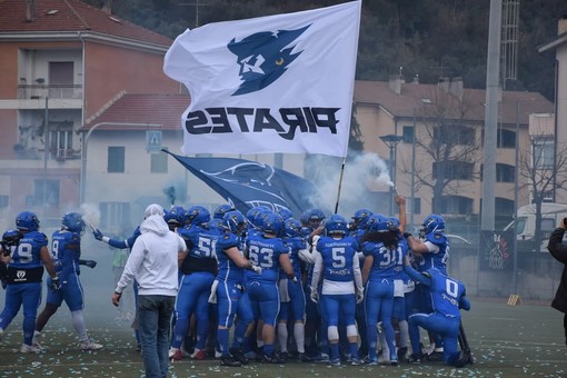 Football americano. Pirates Savona, ko con onore contro i Giaguari Torino. Il presidente Giacchello: &quot;Sprazzi di intensità che danno soddisfazione, ma serve continuità&quot;