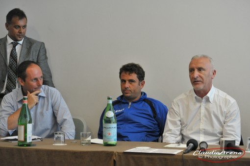 Calcio, Savona: la fotogallery della conferenza stampa di questa mattina in Darsena