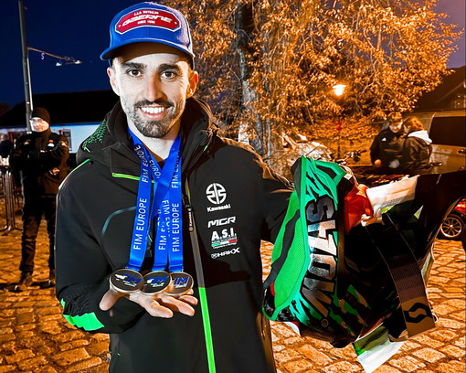 Motociclismo: il bordigotto Davide Soreca conquista il titolo europeo di Enduro nella categoria E1