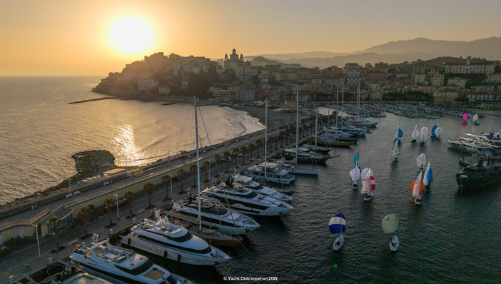 Vela: oggi la terza giornata del Gran Prix 2024 di Imperia, dopo la prova odierna guidano i tedeschi di Aurora