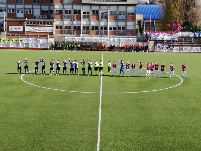 Calcio, Savona: gol e porta inviolata, gli striscioni ritrovano il successo. Bacigalupo e Muzzi regolano il Borgosesia