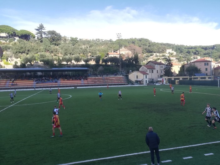 Calcio, Eccellenza. Il muro Albenga regge all’impatto Finale: è 1-1