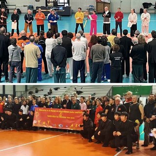 La Scuola Kung Fu Touei Chou Finale Ligure al raduno tecnico nazionale “PWKA Wushu International Workshop” di Milano