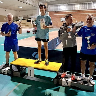 Matteo Marani vince il titolo 'assoluto' della prima prova al 'Grand Prix del torneo regionale di Toirano di tennistavolo