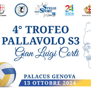 Trofeo Gian Luigi Corti di Pallavolo S3: il 13 ottobre al PalaCus di Genova la 4° edizione