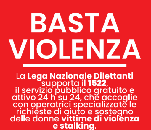 Calcio. La LND in campo contro la violenza di genere. Nel week end un messaggio anche dai campi liguri