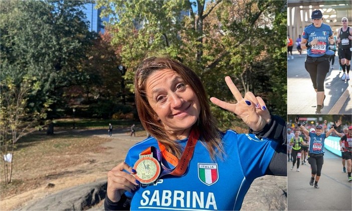 Maratona di New York, buona la prima per la vallecrosina Sabrina Scarfò (Foto)