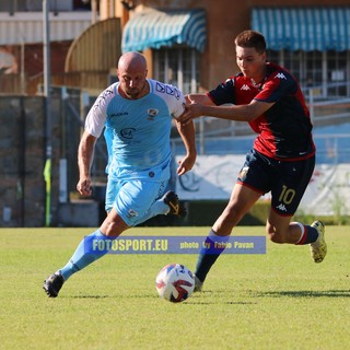 Calcio: amichevole tra Sanremese e Genoa Under 18 ieri al 'Comunale', vittoria dei biancoazzurri (Foto)