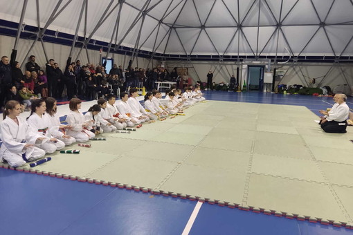 Arti marziali. Scuola Aikido di Finale Ligure, 24 bambini esaminati dai Maestri Giampaolo Cenisio e Roberto Vidimari