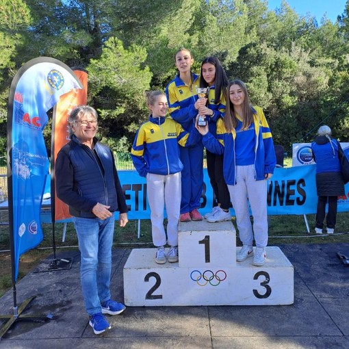 Atletica Varazze. Primo posto a squadre al Cross de Isles di Cannes