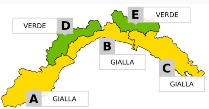 Outdoor. Attenzione all'attività all'aria aperta, allerta gialla fino alle 14