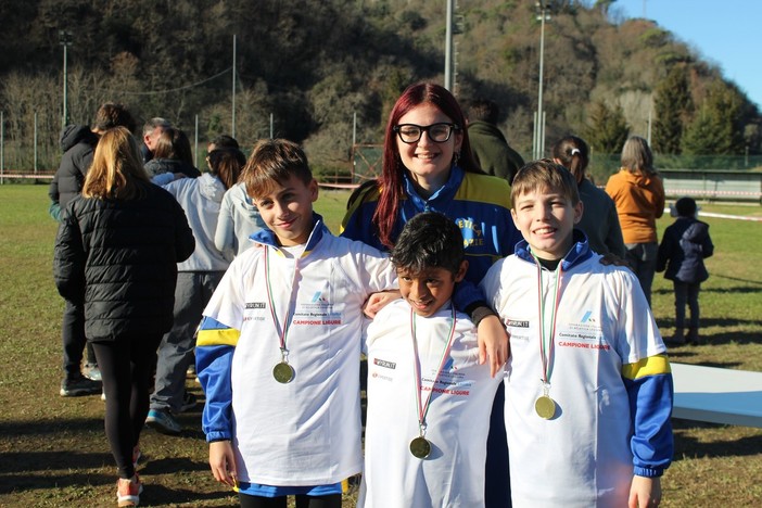 Atletica. L'Arcobaleno Savona brilla nel Campionato Regionale a staffette di Cross