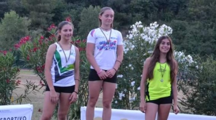 Atletica Val Lerrone. A Boissano c'è il secondo gradino del podio per Celeste Secchi