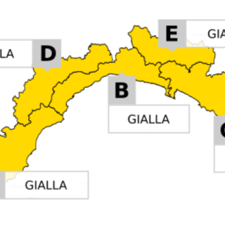 Allerta Meteo: scatta una nuova allerta gialla dalle 15:00 su tutta la regione, a ponente  terminerà domattina