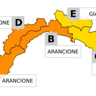 Allerta Meteo. Il Ponente entra in arancione, livello emanato fino alle 14:00 di domani