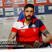 Calcio, San Francesco Loano. Che impatto per Cargiolli, subito una doppietta: &quot;Una grande accoglienza, andiamo avanti cosi!&quot; (VIDEO)