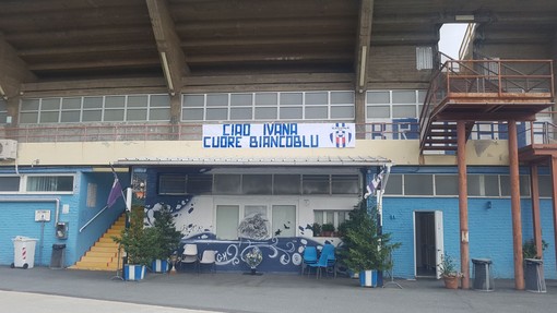 Calcio, il saluto del popolo del Savona: &quot;Ciao Ivana, cuore biancoblu&quot;