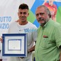 El Shaarawy col presidente del Legino Carella