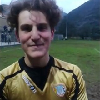 Calcio, Albenga. Esordio da ricordare per Nicolò Scola: &quot;E' stata una settimana intensa, ma il lavoro ci ha permesso di fermare il Pietra Ligure&quot; (VIDEO)