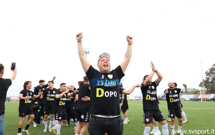 Albenga. Il presidente Marinelli celebra la Serie D: &quot;Società, squadra, staff, tifosi e Comune: insieme abbiamo fatto qualcosa di incredibile&quot; (VIDEO)