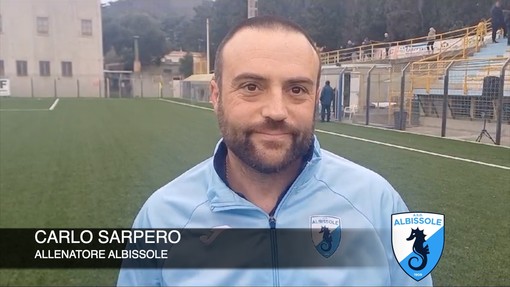 Calcio, Albissole. Sarpero felicissimo per la prestazione contro lo Speranza: “Grandissima partita di qualità, abbiamo difeso e attaccato bene, vittoria meritata”