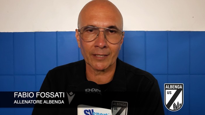 Calcio, Albenga. Fossati ha un aggettivo per i bianconeri: &quot;Belli! Non era facile fermare l'Alcione, cuore e intensità non dovranno mai mancare&quot; (VIDEO)