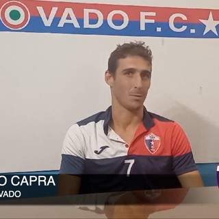 Calcio, Vado. Il primo gol ufficiale è di Capra: &quot;Felice per aver iniziato con una vittoria. Le nostre fiammate? Col tempo avremo un gioco organico&quot; (VIDEO)