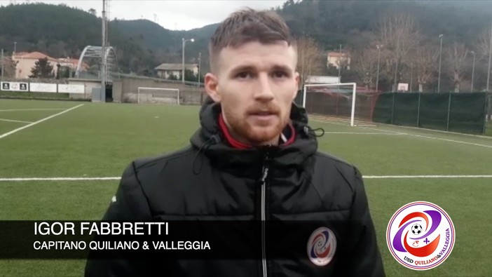 Calcio, Quiliano &amp; Valleggia. Capitan Fabbretti tra Savona e Pra: &quot;Ci è mancato il gol per vincere, domenica prossima ci giocheremo la nostra partita&quot; (VIDEO)