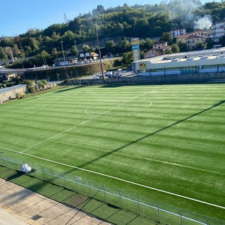 Calcio, Millesimo. Lavori conclusi, sabato taglio del nastro per il nuovo manto in erba sintetica