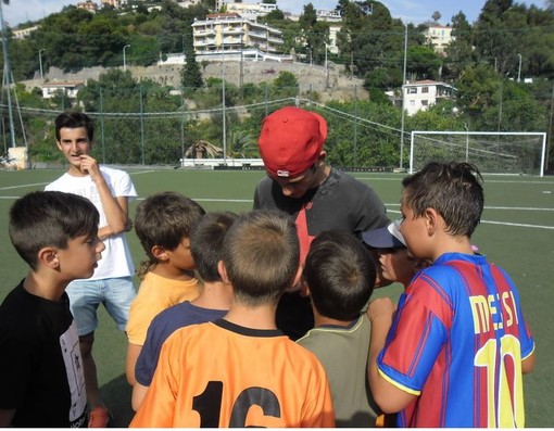 Grande sorpresa ieri pomeriggio al Camp di Ospedaletti con Michael Ventre, Stefano Sturaro e Filippo Scalz