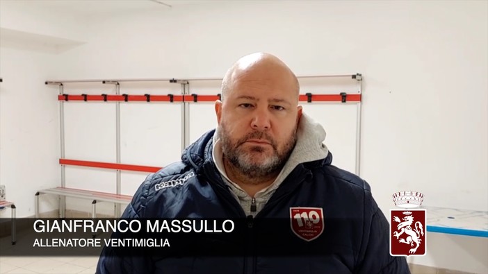 Calcio, Ventimiglia. Massullo soddisfatto a metà per la prestazione contro il Legino : “Primo tempo di grandissima qualità, peccato per le tante occasioni non sfruttate”