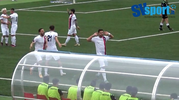 Calcio, Vado. E' sempre premiata ditta Di Renzo - Lo Bosco, i gol del 2-0 alla Castanese (VIDEO)