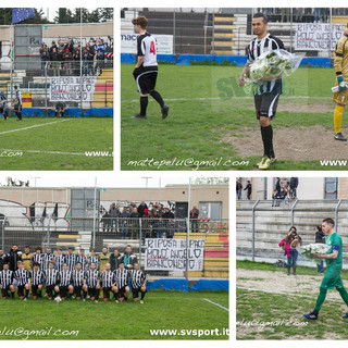 Calcio, Albenga: momenti di forte emozione oggi al &quot;Riva&quot; nel ricordo di Davide Molinari (FOTO)