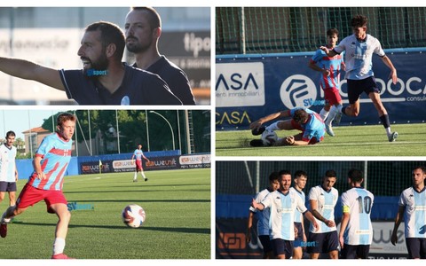 Calcio, Pietra Ligure - Molassana 4-1. Gli scatti del successo di Coppa per i biancolesti (FOTOGALLERY)