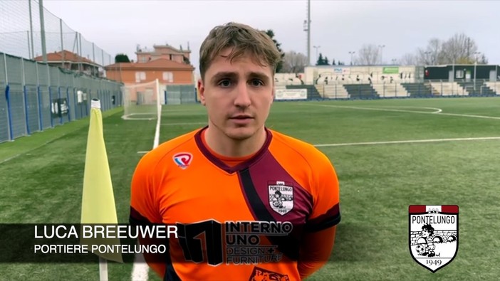 Calcio, Pontelungo, L'attacco segna, ma Breeuwer è determinante contro la Sampierdarenese: &quot;Sentivamo questa partita, avanti senza pressioni&quot; (VIDEO)