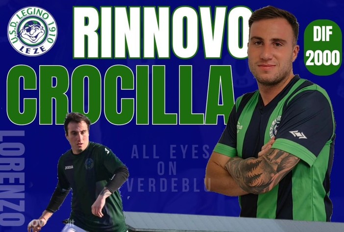 Calciomercato, Legino. Rinnovo annuale ok per Lorenzo Crocilla: &quot;Aspetto umano messo al primo posto&quot;