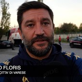 Calcio, Varese. Floris promuove il Varese visto al Chittolina: &quot;Approccio importante. Le lamentele rossoblu? Sul loro gol c'era fallo...&quot; (VIDEO)