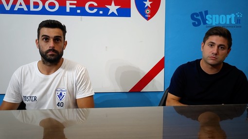 Calcio, Celle Varazze. Valmati e Barletta dopo la vittoria sul Vado: &quot;Non ci nascondiamo, con i rossoblu bravi a soffrire pur mantenendo le nostre qualità&quot; (VIDEO)