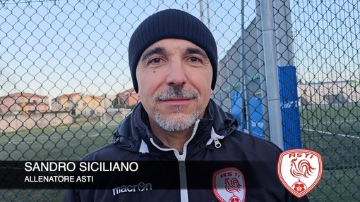 Calcio, Asti. Sospiro di sollievo per mister Siciliano ad Albenga: &quot;Frenesia ed errori, ma questi sono tre punti fondamentali&quot; (VIDEO)