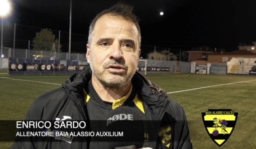 Calcio, Baia Alassio Auxilium. Mister Sardo commenta il successo sul Vadino e annuncia l'arrivo di Francesco Esposito (VIDEO)