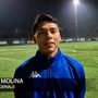 Calcio, Ceriale. La semifinale di andata di Coppa la firma Molina: &quot;Gara preparata nei dettagli, lì abbiamo fatto la differenza&quot; (VIDEO)