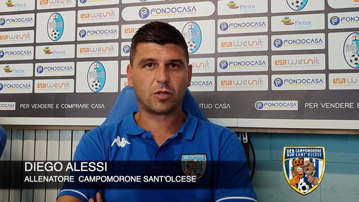 Calcio, Campomorone. Alessi ha solo un rimpianto dal match di Pietra: &quot;Peccato non averla chiusa, ma ho giocatori di grande intelligenza&quot; VIDEO)