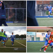 Calcio, Promozione. Il cuore biancoblu prevale, la zampata di Genduso vale i tre punti con il Millesimo: gli scatti (FOTOGALLERY)