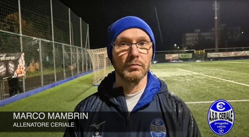 Calcio, Ceriale. Prospettive sul futuro per Mambrin: &quot;In Coppa puntiamo a qualcosa di storico, in campionato non faremo regali&quot; (VIDEO)