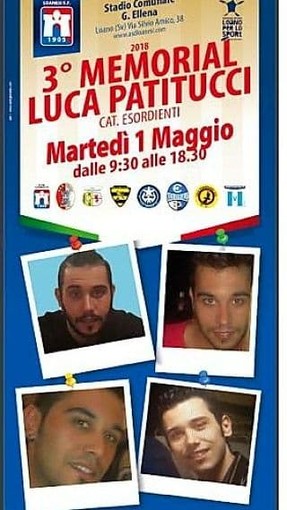 Calcio, Loanesi. Si terrà il Primo Maggio la terza edizione del Memorial Luca Patitucci