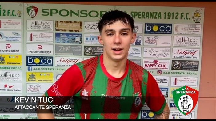 Calcio, Speranza. Tuci gol nel derby: &quot;Bravi a non concedere spazi fin da subito al Savona&quot; (VIDEO)