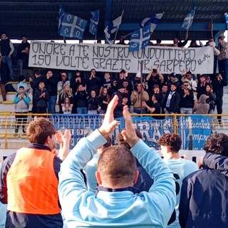 Calcio, Albissole. Mister Sarpero festeggia le 150 panchine ceramiste battendo il Little Club: &quot;Tifo per questi colori, gara vinta con merito&quot; (VIDEO)