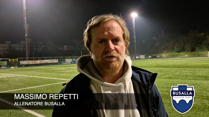 Calcio, Busalla. Repetti dà appuntamento per il ritorno: &quot;Ingenui sul loro gol, vedremo cosa accadra nei secondi 90 minuti&quot; (VIDEO)