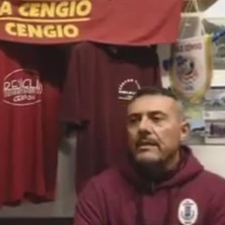 Calcio, Cengio: la videointervista a mister Santin dopo la vittoria sulla Carcarese