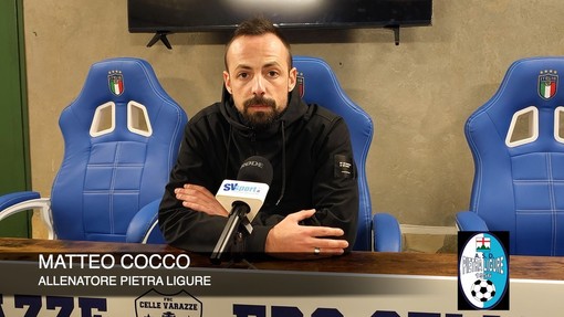 Calcio, Pietra Ligure. Cocco promuove la squadra vista a Celle: &quot;Sarebbe disonesto fare appunti. Siamo ancora in tempo per tutto&quot; (VIDEO)